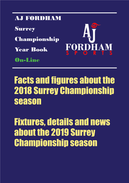 2019 Surrey Championship Season