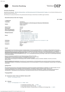 Parlamentsmaterialien Beim DIP (PDF, 49KB