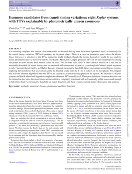 Exomoon Candidates from Transit Timing Variations: Eight Kepler Systems with Ttvs Explainable by Photometrically Unseen Exomoons