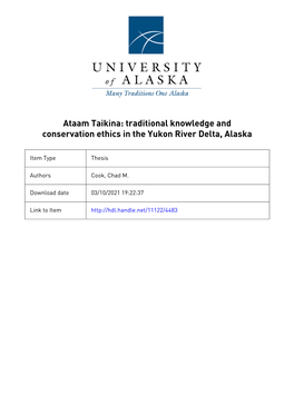 Cook, Ataam Taikina Graduate School Version