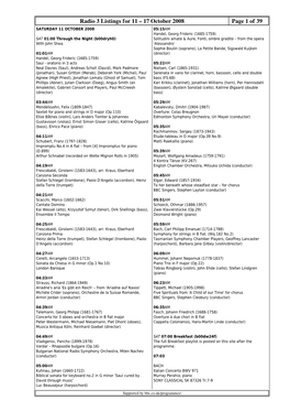 Radio 3 Listings for 11 – 17 October 2008 Page 1 of 39