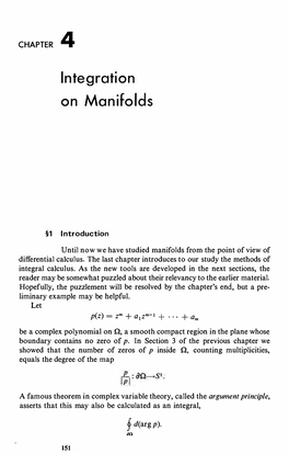 Integration on Manifolds