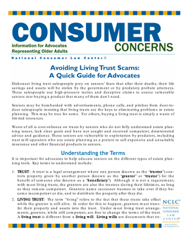 Avoiding Living Trust Scams