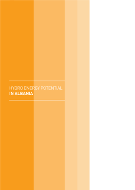 Hydro Energy Potential in Albania Contents