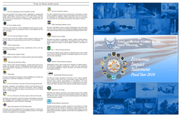 Economic Impact Statement (EIS) Provides Federal Payroll (Dod & DOE)