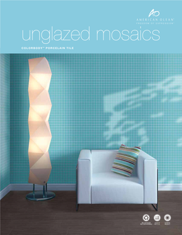 Unglazed Mosaics COLORBODY™ PORCELAIN TILE Unglazed Mosaics