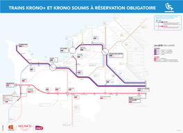 Trains Krono+ Et Krono Soumis À Réservation Obligatoire