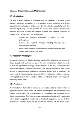 Research Methodology