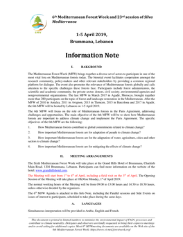 Information Note