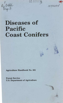 Diseases of Pacific Coast Conifers