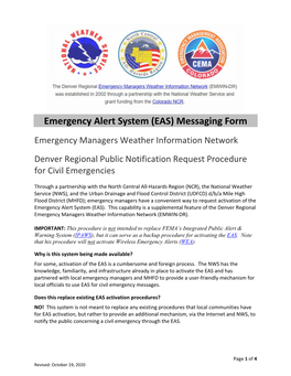 Emergency Alert System (EAS)