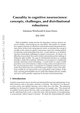 Causality in Cognitive Neuroscience: Concepts, Challenges, and Distributional Robustness