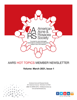 Aars Hot Topics Member Newsletter