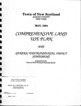 Comprehensive Land Use Plan May 1994