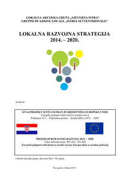Lokalna Razvojna Strategija 2014. – 2020