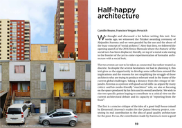 Half-Happy Architecture