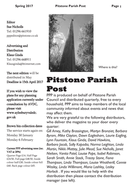 Pitstone Parish Post Page 1