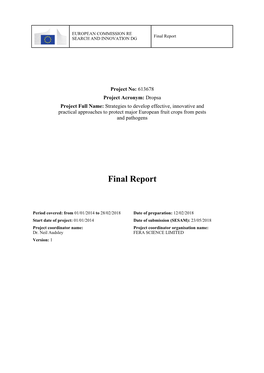 PH0450 DROPSA Final Report