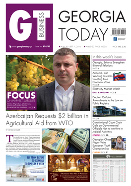Azerbaijan Requests $2 Billion in Agricultural Aid From