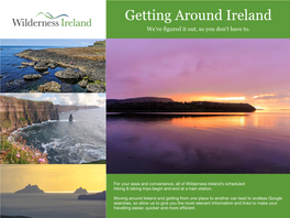Getting Around Ireland We’Ve Figured It Out, So You Don't Have To