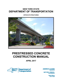 Prestressed Concrete Construction Manual April 2017