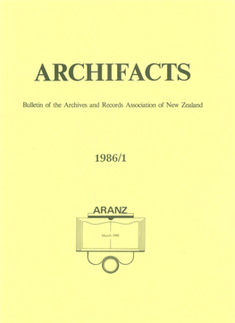 Archifacts February 1977—December 1982