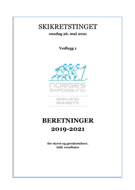 Beretninger 2019-21