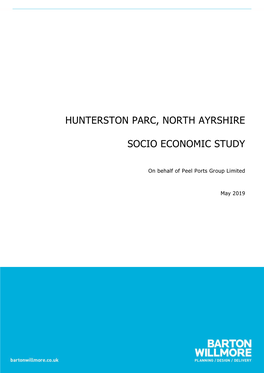 Hunterston Parc, North Ayrshire Socio Economic