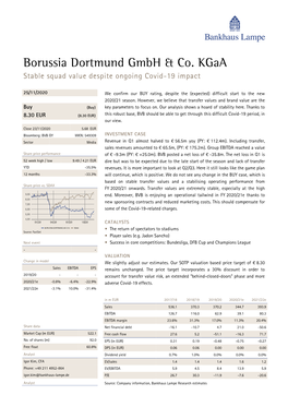 Borussia Dortmund Gmbh & Co. Kgaa