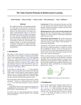 The Value Function Polytope in Reinforcement Learning