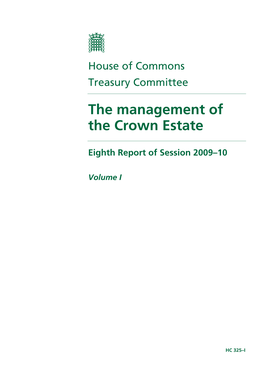 The Management of the Crown Estate