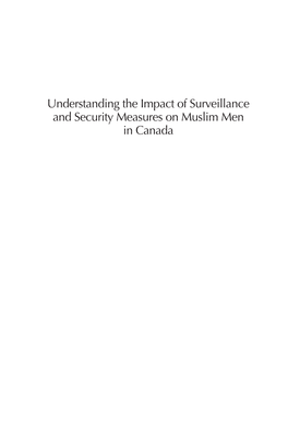 Understanding the Impact of Surveillance and Security Measures on Muslim Men in Canada