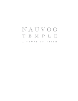 Nauvoo Temple Story.TYPE:Nauvoo Temple Story.TYPE 4/21/10 8:19 AM Page I