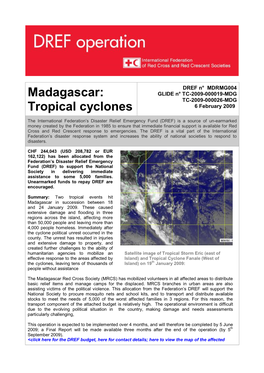 Madagascar: Tropical Cyclones