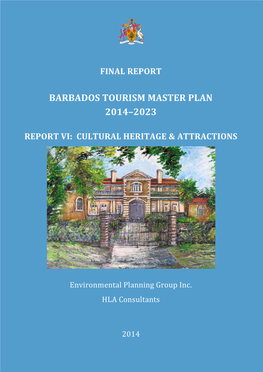 Barbados Tourism Master Plan 2014–2023
