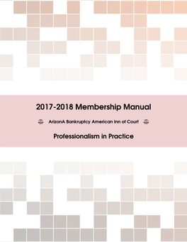 2017-2018 Membership Manual