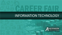 INFORMATION TECHNOLOGY CAREERS BASED on EDUCATIONAL LEVELS Advanced Degrees and 4-Year Degrees *Education Level Varies