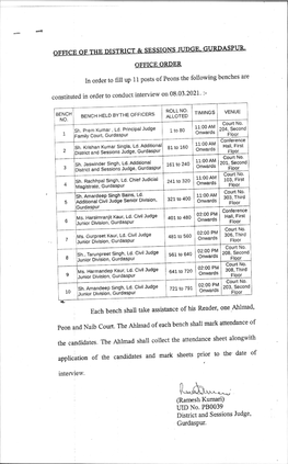 Roll Number of Peon.Pdf