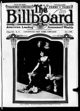 The Billboard 1909-07-03: Vol 21 Iss 27