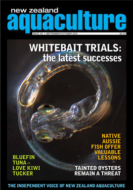 WHITEBAIT TRIALS: the Latest Successes