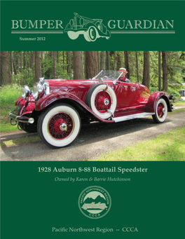 1928 Auburn 8-88 Boattail Speedster Owned by Karen & Barrie Hutchinson