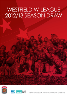 Westfield W-League 2012/13 Season Draw