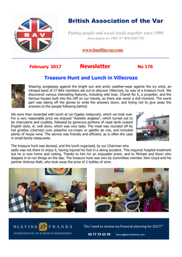 Newsletter No 176