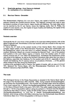 3. Road Side Geology - from Vienna to Hallstatt Th