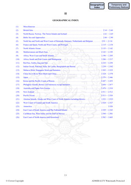 Annual Summary of Admiralty Notices to Mariners