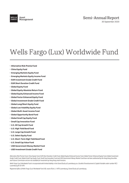 (Lux) Worldwide Fund
