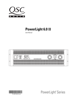 Powerlight 6.0 II User Manual