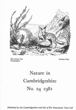 Nature in Cambridgeshire NO. 24 1981