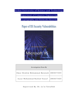 IIS Security Vulnerabilities 6