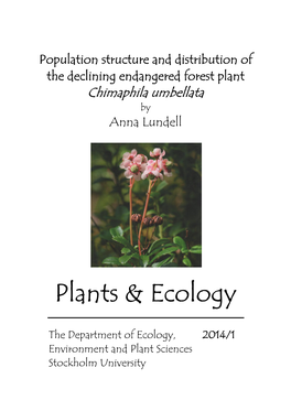 Plants & Ecology